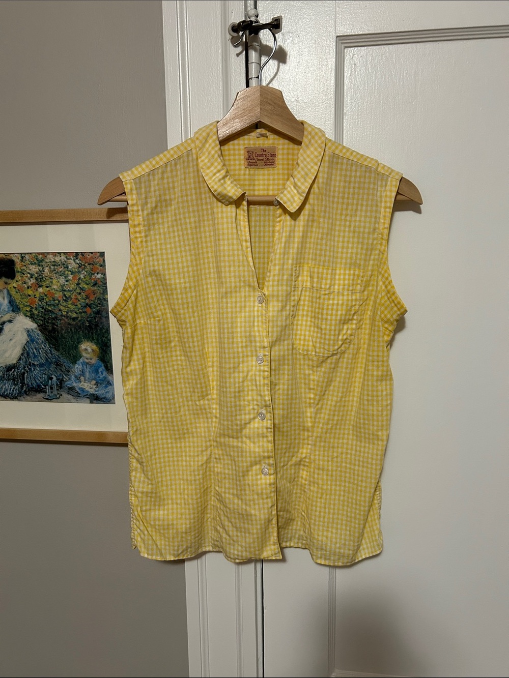 Vintage Gingham Blouse